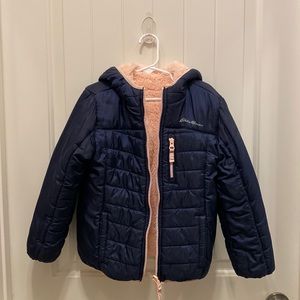 Reversible Eddie Bauer toddle girls coat
